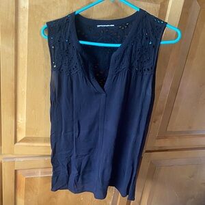Elegant Black Sleeveless Top